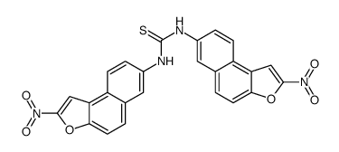 1,3-bis(2-nitrobenzo[e][1]benzofuran-7-yl)thiourea结构式