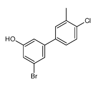 3-bromo-5-(4-chloro-3-methylphenyl)phenol Structure