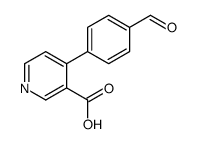 4-(4-formylphenyl)pyridine-3-carboxylic acid Structure