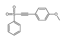1-[2-(benzenesulfonyl)ethynyl]-4-methoxybenzene Structure