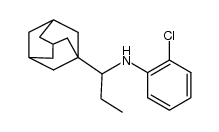 N-[1-(1-adamantyl)propyl]-2-chloroaniline结构式