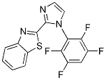 2-[1-(2,3,5,6-tetrafluorophenyl)-1H-iMidazol-2-yl]-Benzothiazole Structure