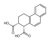 (+-)-cis-1.2.3.4-tetrahydro-phenanthrene-dicarboxylic acid-(1.2)结构式