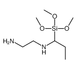 N'-(1-trimethoxysilylpropyl)ethane-1,2-diamine结构式