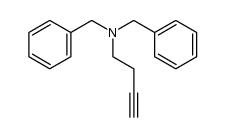 dibenzyl-but-3-ynyl-amine Structure