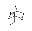 1-Ethyl-2-oxa-5-aza-bicyclo[2.2.1]heptane结构式