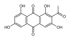 2-acetyl-1,3,6,8-tetrahydroxyanthraquinone Structure