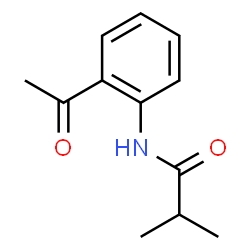 Propanamide, N-(2-acetylphenyl)-2-Methyl- structure