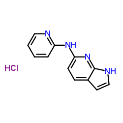 N-(2-Pyridinyl)-1H-pyrrolo[2,3-b]pyridin-6-amine hydrochloride (1:1)结构式