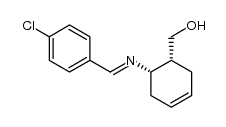 ((1R,6S)-6-((E)-(4-chlorobenzylidene)amino)cyclohex-3-en-1-yl)methanol Structure