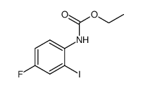 ethyl (4-fluoro-2-iodophenyl)carbamate结构式