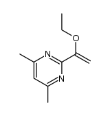 2-(1-ethoxyvinyl)-4,6-dimethylpyrimidine Structure