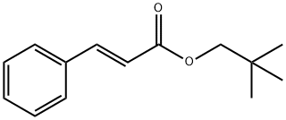 2-Propenoic acid, 3-phenyl-, 2,2-diMethylpropyl ester, (E)- Structure