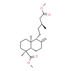 (5β,9α,10α)-Labd-8(17)-ene-15,19-dioic acid dimethyl ester picture