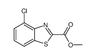 4-chloro-benzothiazole-2-carboxylic acid methyl ester Structure