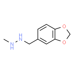 1-(benzo[d][1,3]dioxol-5-ylmethyl)-2-methylhydrazine Structure