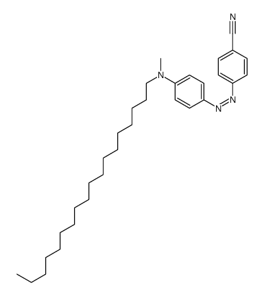 4-[[4-[methyl(octadecyl)amino]phenyl]diazenyl]benzonitrile结构式