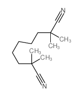 Nonanedinitrile,2,2,8,8-tetramethyl- Structure