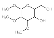 a-D-Glucopyranoside, methyl2,3-di-O-methyl- structure