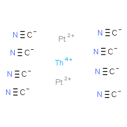 thorium tetracyanoplatinate(II)结构式