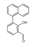 2-hydroxy-3-(1'-naphthalenyl)benzaldehyde Structure