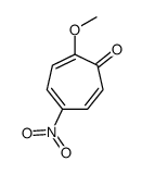 2-methoxy-5-nitro-2,4,6-cycloheptatrien-1-one Structure