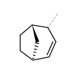 4-Methyl-bicyclo<3.2.1>octen-(2)结构式