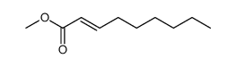(2E)-2-Nonenoic acid methyl ester结构式