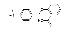 2-(4-tert-butylbenzyloxy)benzoic acid结构式