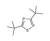 3,5-ditert-butyl-1,2,4-thiadiphosphole Structure