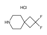 2,2-difluoro-7-azaspiro[3.5]nonane hydrochloride Structure