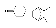 4-(5,5,6-trimethylbicyclo[2.2.1]hept-2-yl)cyclohexan-1-one结构式