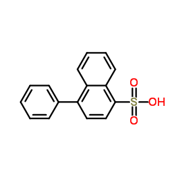 4-Phenylnaphthalene-1-sulfonic acid Structure