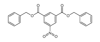 5-Nitro-isophthalic acid dibenzyl ester Structure