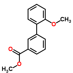 METHYL 2'-METHOXY[1,1'-BIPHENYL]-3-CARBOXYLATE结构式