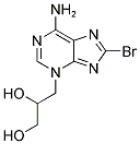 3-(6-AMINO-8-BROMO-3H-PURIN-3-YL)-1,2-PROPANEDIOL structure