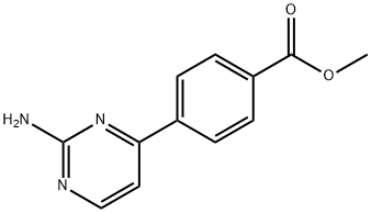 Methyl 4-(2-aminopyrimidin-4-yl)benzoate Structure