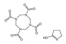 pyrrolidin-2-one,1,3,5,7-tetranitro-1,3,5,7-tetrazocane结构式