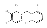 4,5-DICHLORO-2-(2,6-DICHLOROBENZYL)-2,3-DIHYDROPYRIDAZIN-3-ONE Structure