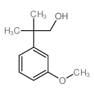 2-(3-methoxyphenyl)-2-methyl-propan-1-ol Structure