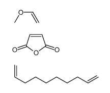 deca-1,9-diene,furan-2,5-dione,methoxyethene Structure
