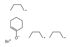 tributyl(cyclohexen-1-yloxy)stannane Structure