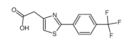 2-(2-[4-(TRIFLUOROMETHYL)PHENYL]-1,3-THIAZOL-4-YL)ACETIC ACID picture