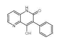 4-Hydroxy-3-phenyl-1,5-naphthyridin-2(1H)-one Structure