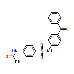 N-{4-[(4-Benzoylphenyl)sulfamoyl]phenyl}acetamide结构式