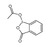 1-乙酸基-1,2-苯碘酰-3-(1H)-酮结构式