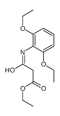 ethyl 3-(2,6-diethoxyanilino)-3-oxopropanoate Structure