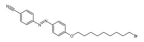 4-[[4-(9-bromononoxy)phenyl]diazenyl]benzonitrile Structure