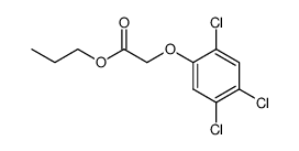 (2,4,5-trichlorophenoxy)-acetic acid, propyl ester结构式