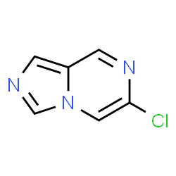 6-Chloroimidazo[1,5-a]pyrazine结构式